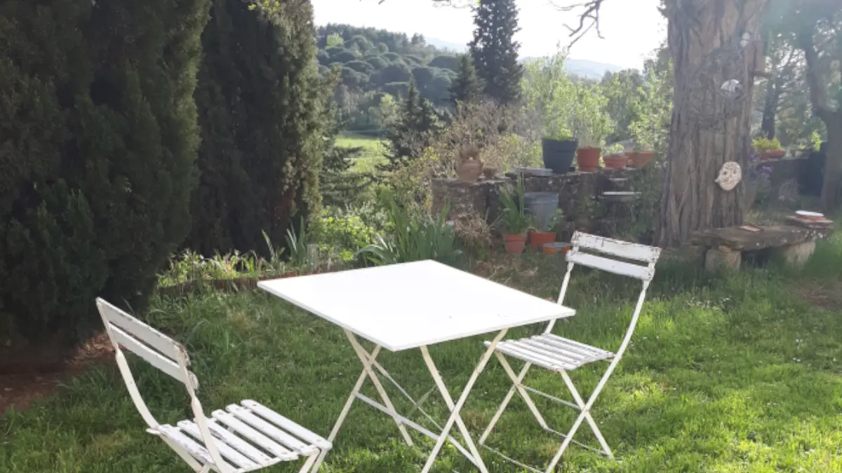HLO - LIMOUX - CH Carliqui - vue table jardin