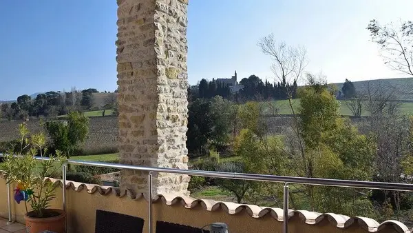 GITE VENT TRAMONTANE - vue terrasse