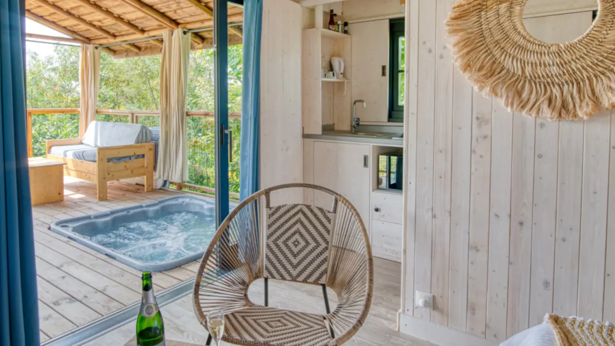 Lodge sur pilotis Miel et coton