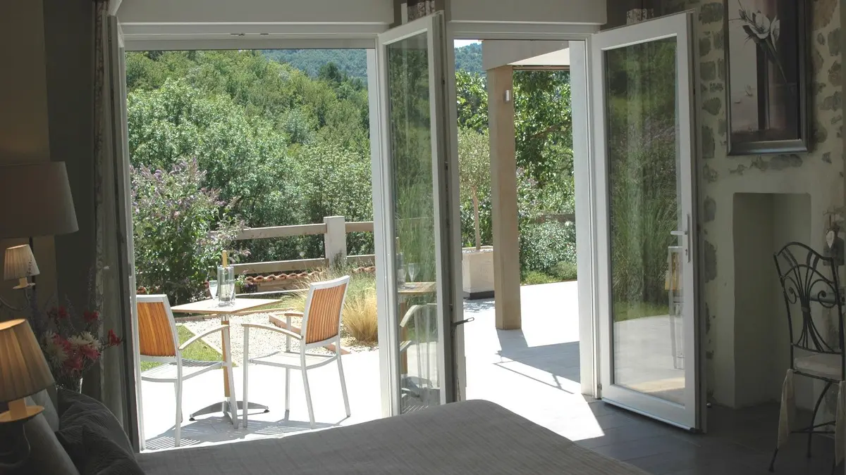 Orchidée chambre et terrasse