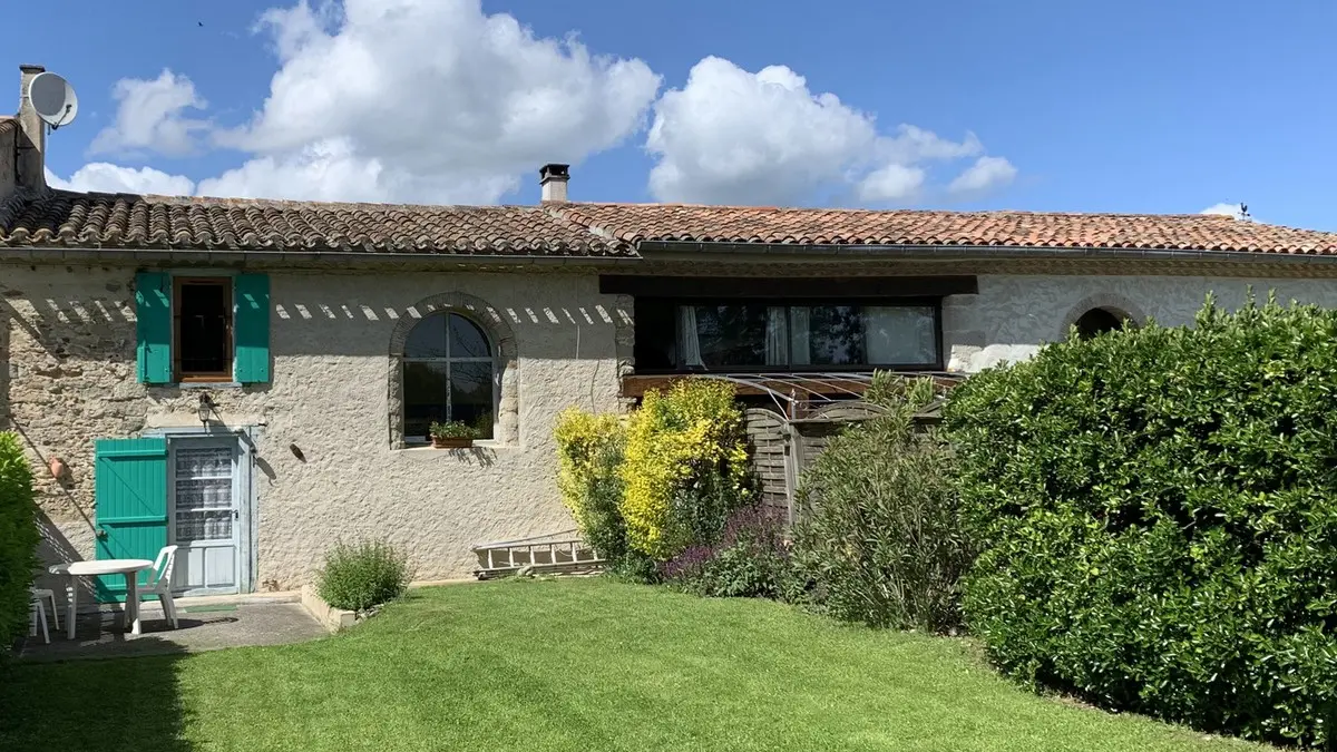 SCI D'ARGENTON - Le Petit Fournery façade sud jardin