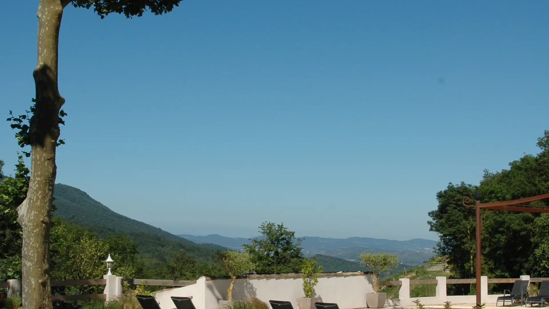 Une partie des jardins