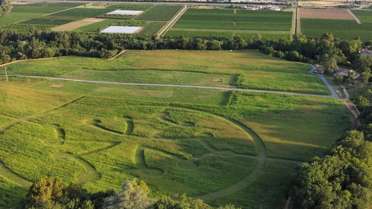 Saint André la Tuilerie - croix occitane