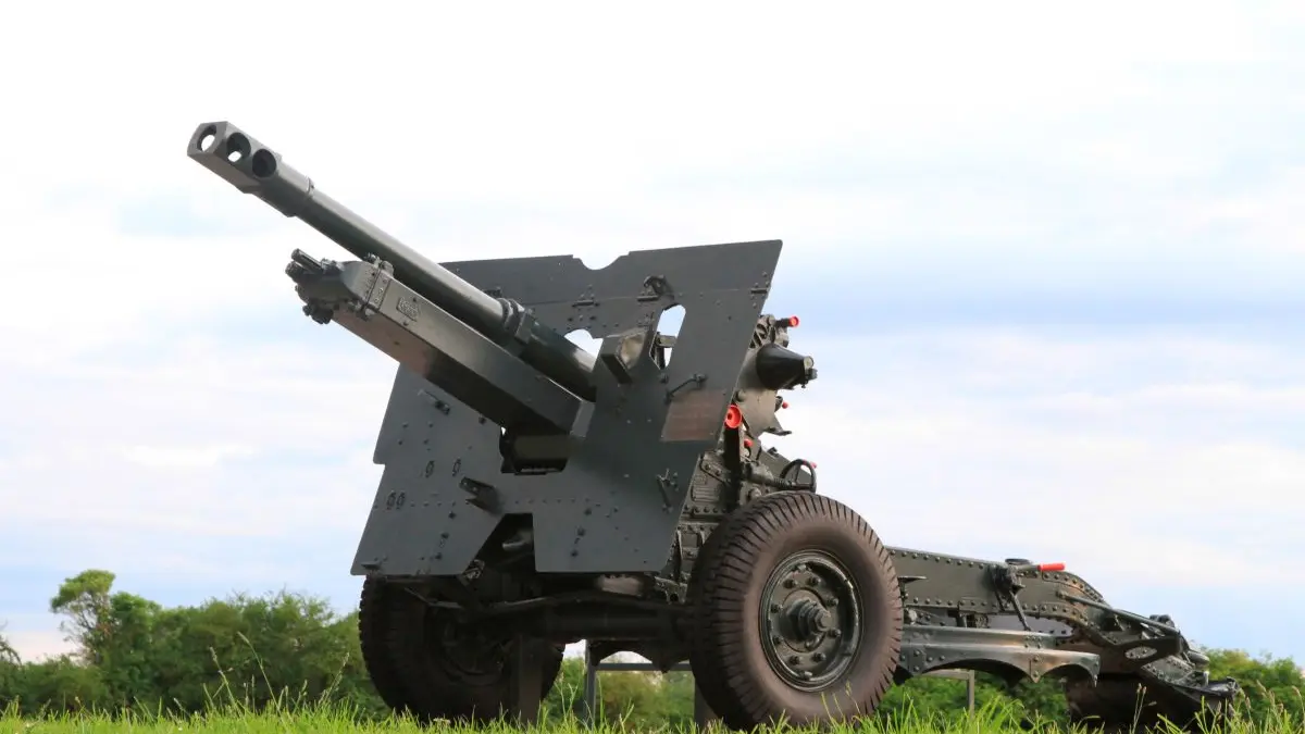 Canon 25 pounder - MUSÉE DE LA BATTERIE DE MERVILLE 14