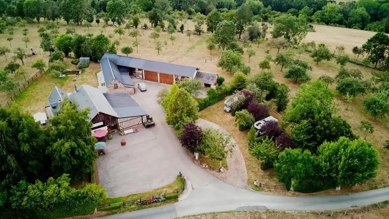 Vue du corps de ferme