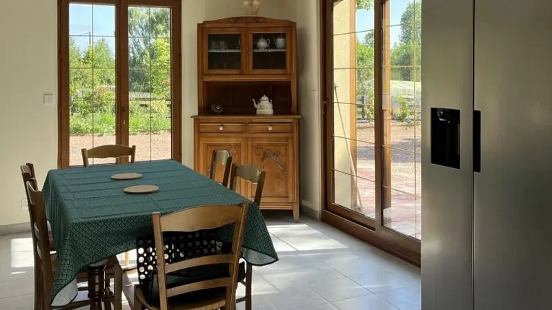 Du gîte à la serre salle à manger