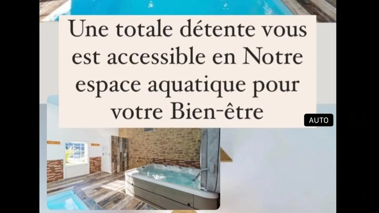 Prestation rare en maison d'hôtes : un espace aquatique en intérieur