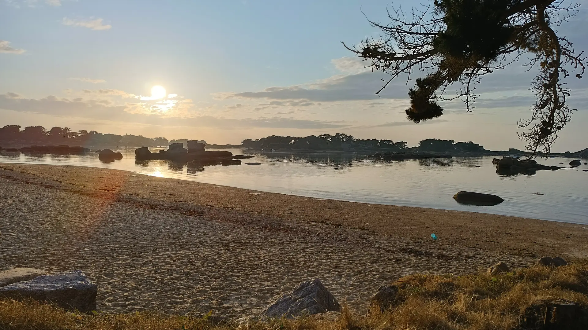 Notre spot plage de Quo Vadis coté gauche