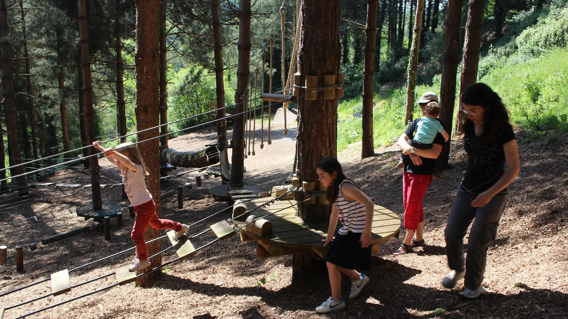 parcours accrobranche du Moulin au Duc