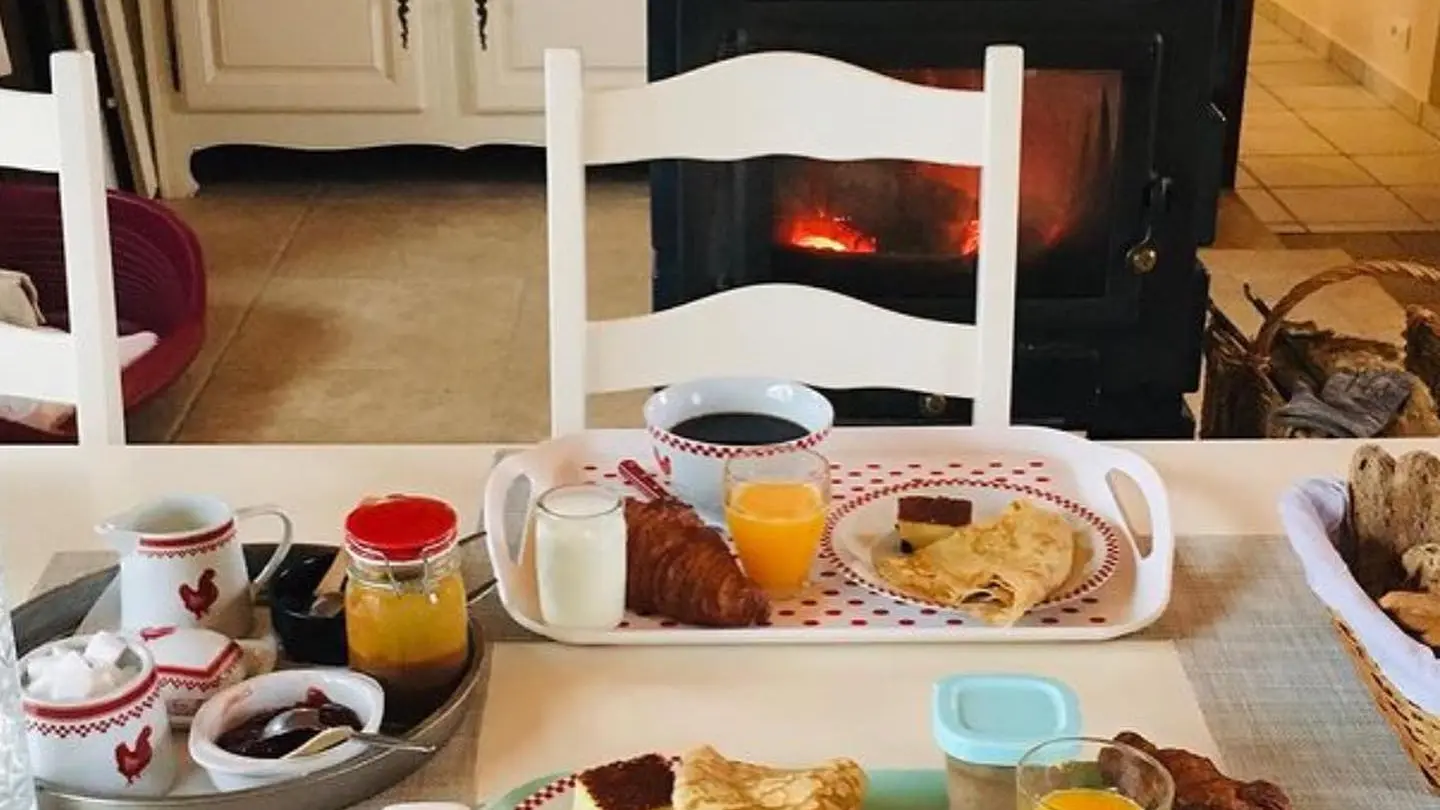 Des petits déjeuners gourmands inclus avec confections fraiches maison