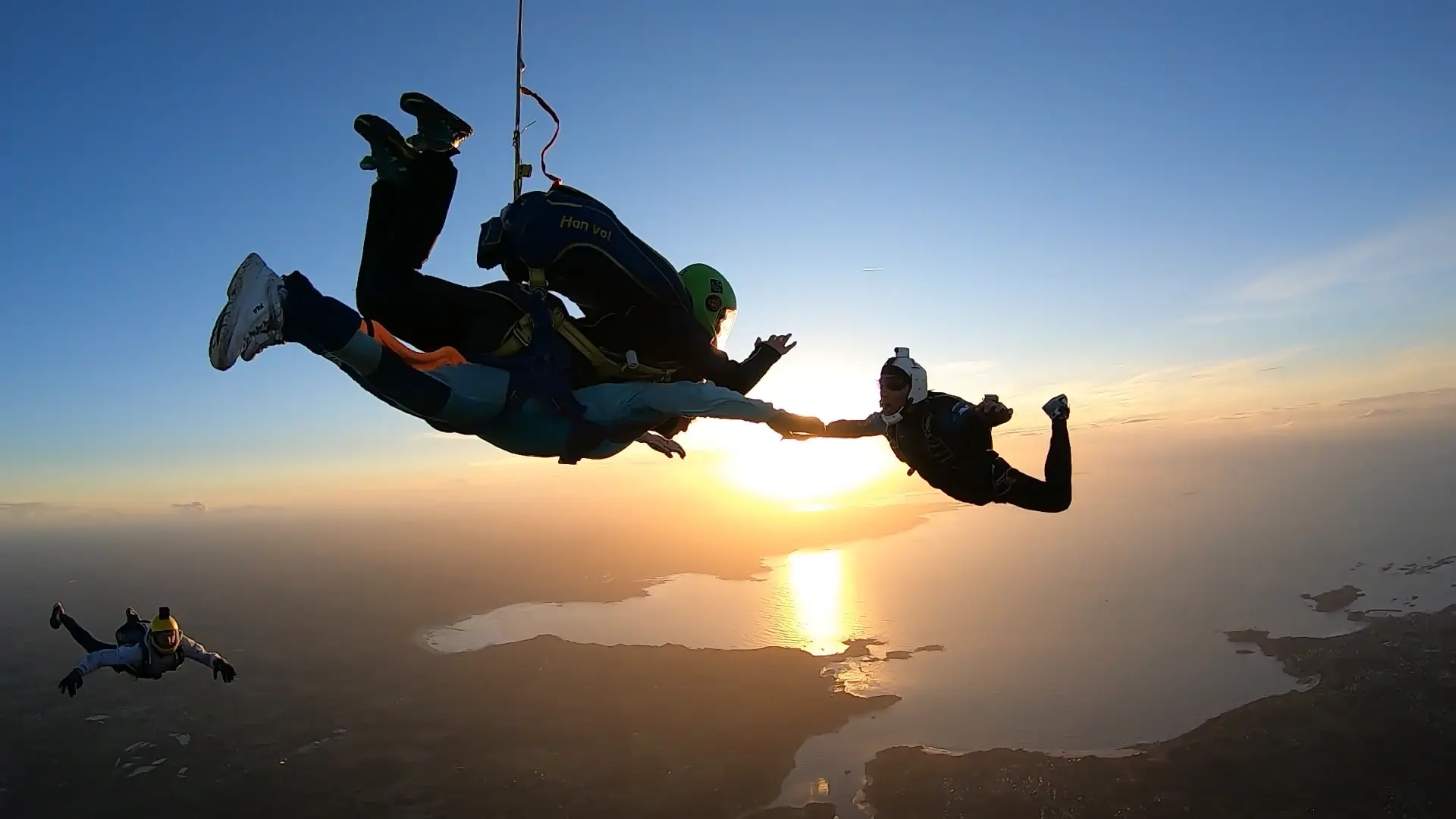 Saut en parachute tandem
