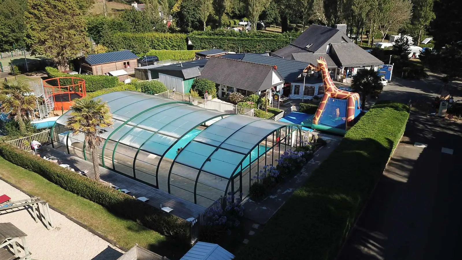 Camping Les Capucines vu du ciel