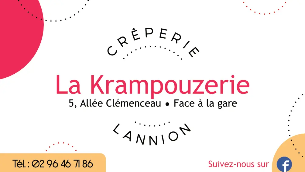 Carte visite Crêperie La Karampouzerie