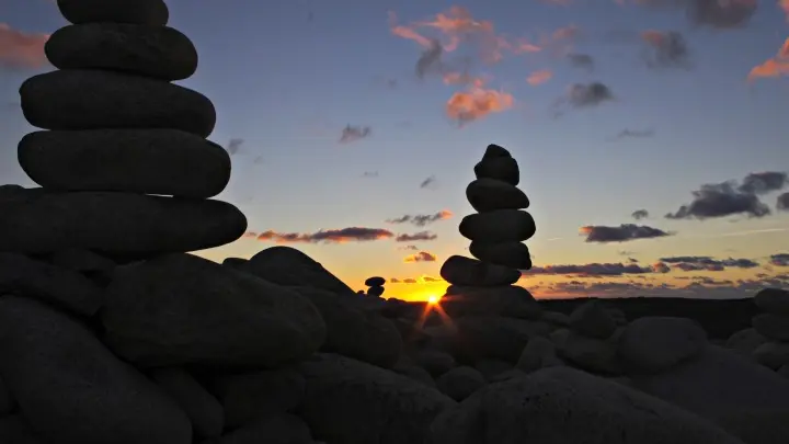 Land Art Galets Ile Grande (49)