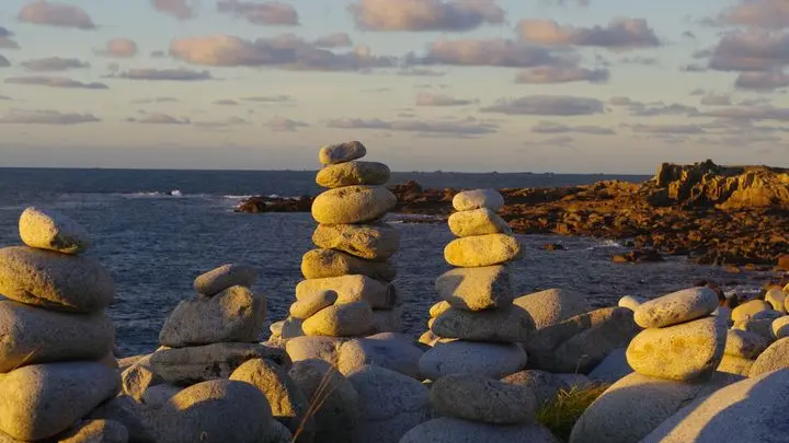 Land Art Galets Ile Grande (5)