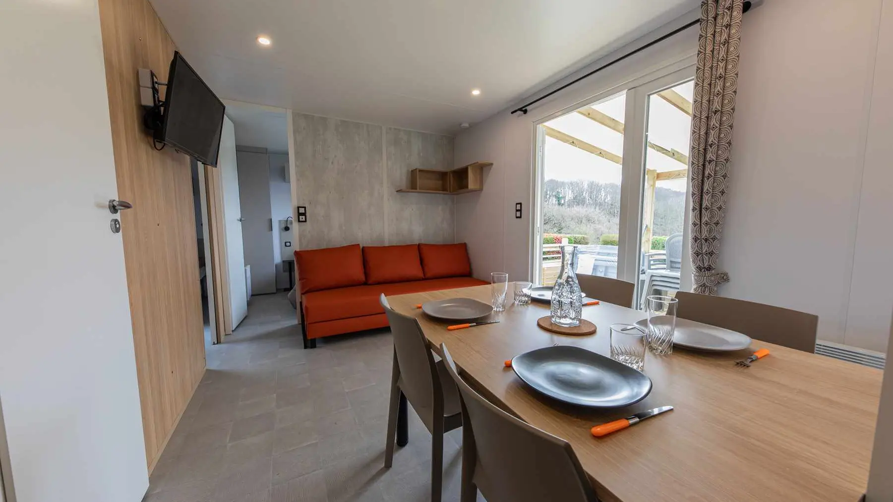 Mobil-home 4personnes, 2chambres