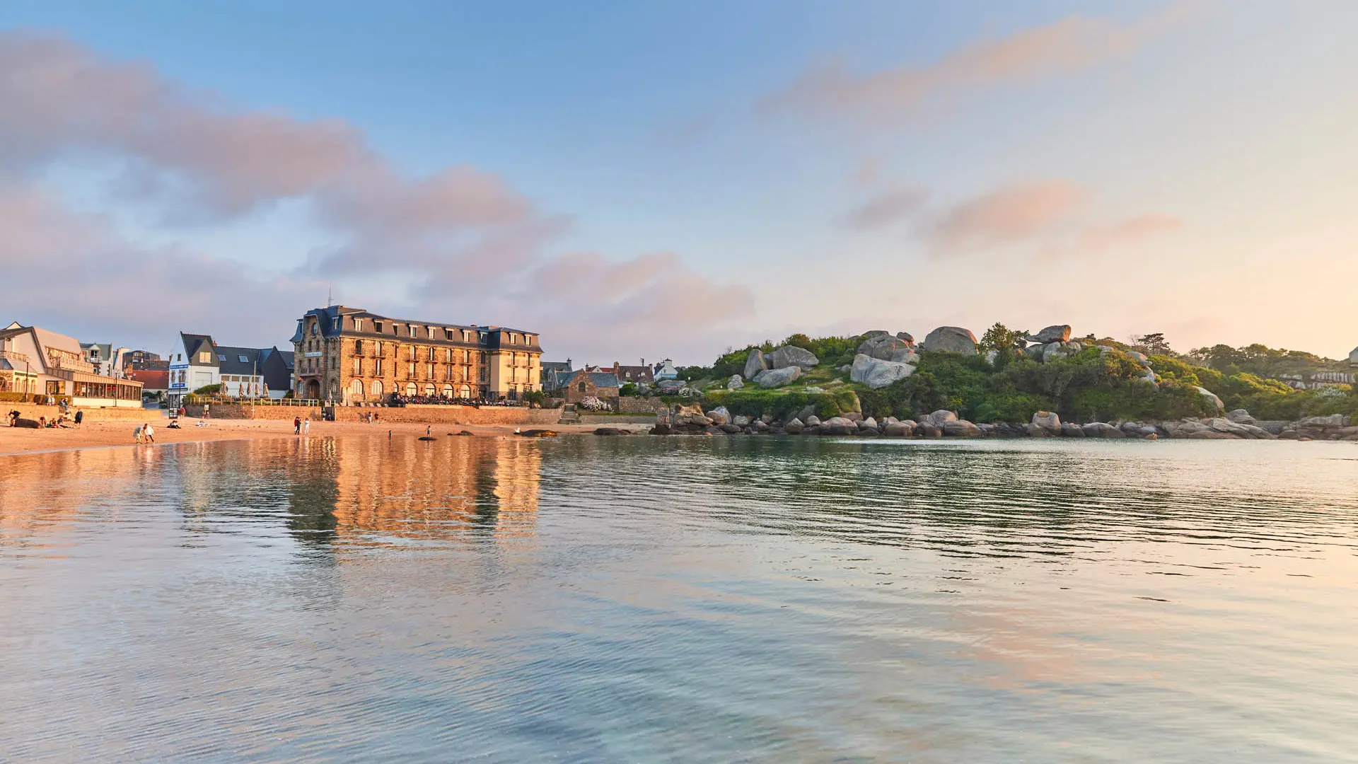 plage de Saint-Guirec, Ploumanac'h