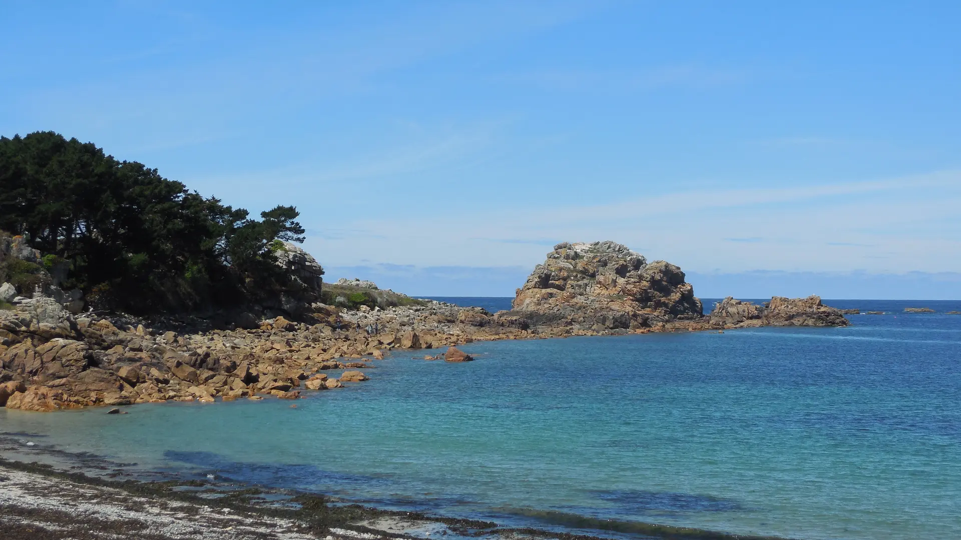 Pointe du Château, rocher de Saint-Gonery - Plougrescant