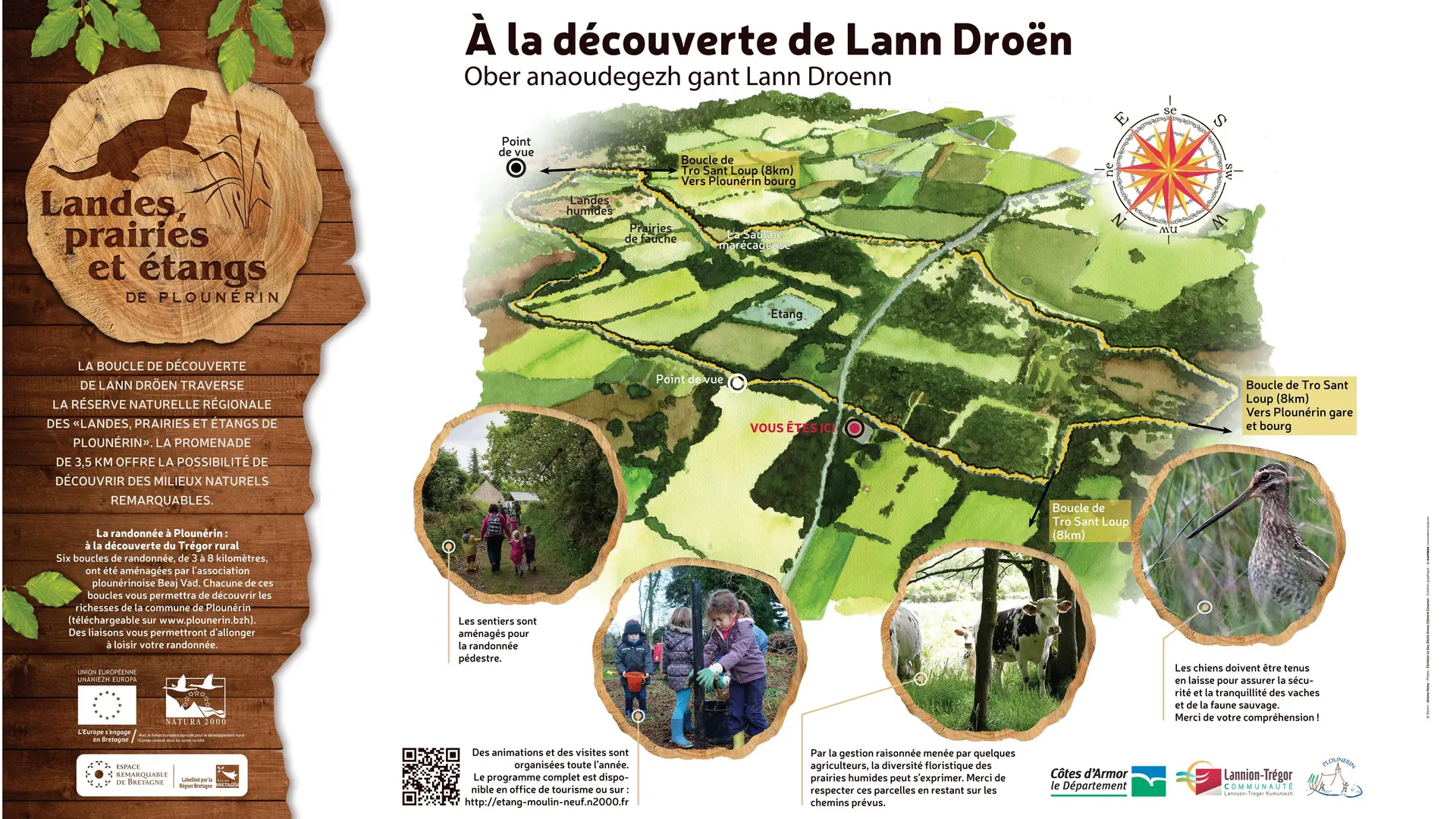 Plounérin panneau Moulin Lann Droen