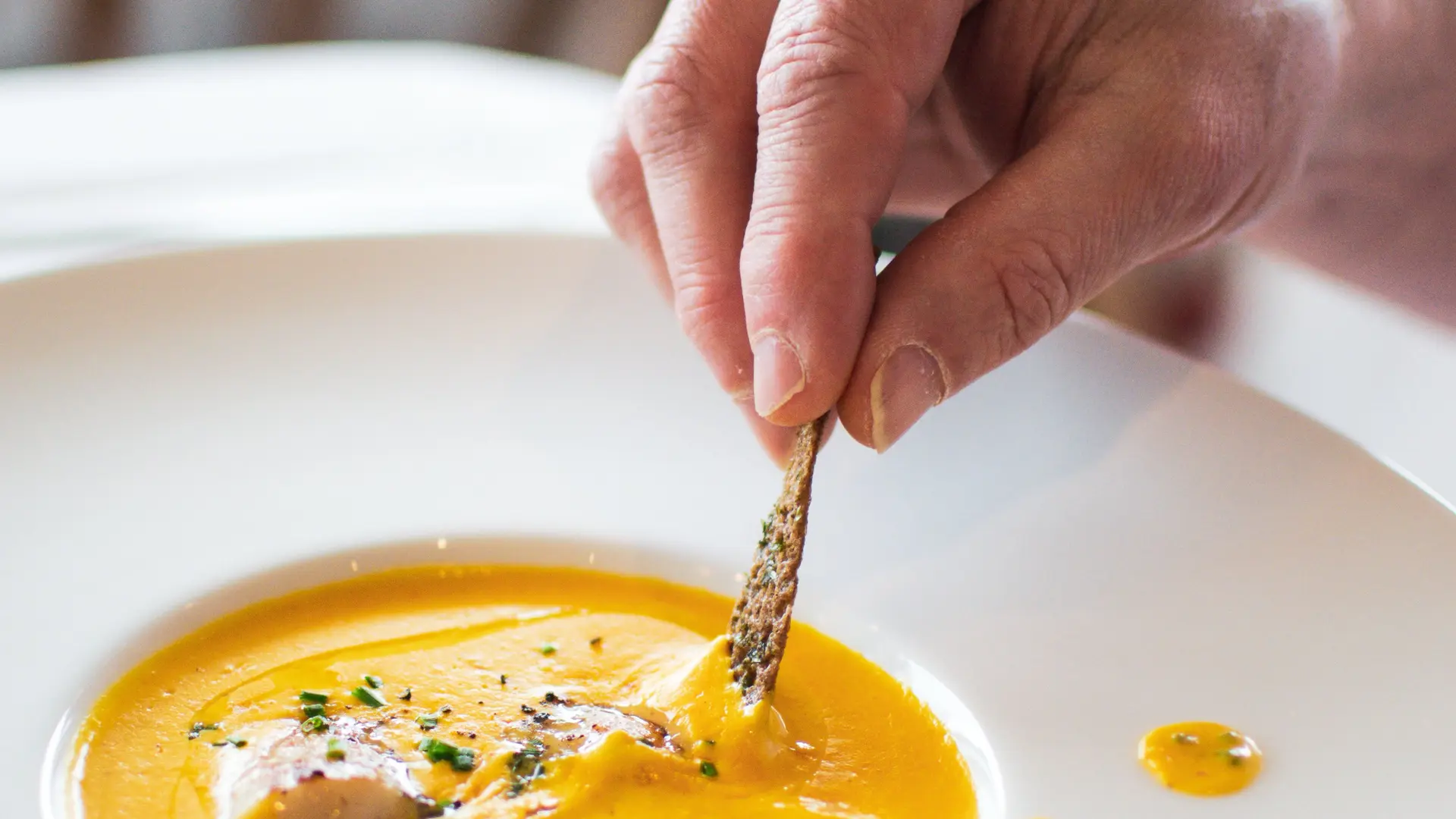 TABLE DE LA VILLA - velouté courge st jacques @HBA.DelphineErhel