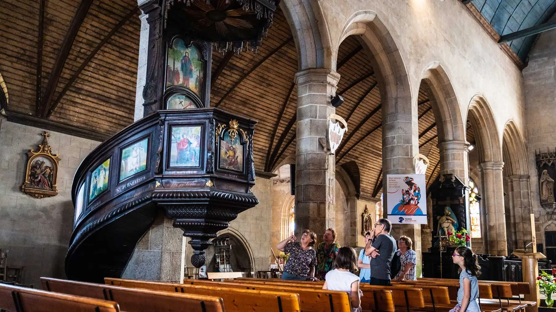 Visiste guidée à l'église - Plouaret