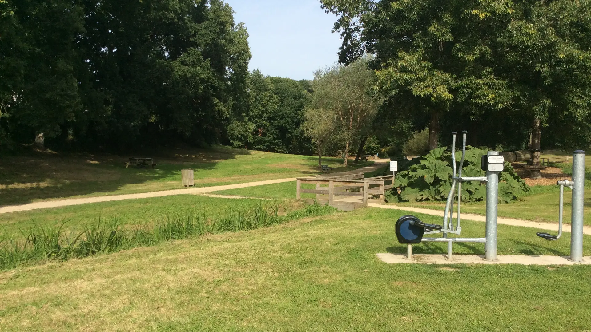 Fitness au parc de loisirs