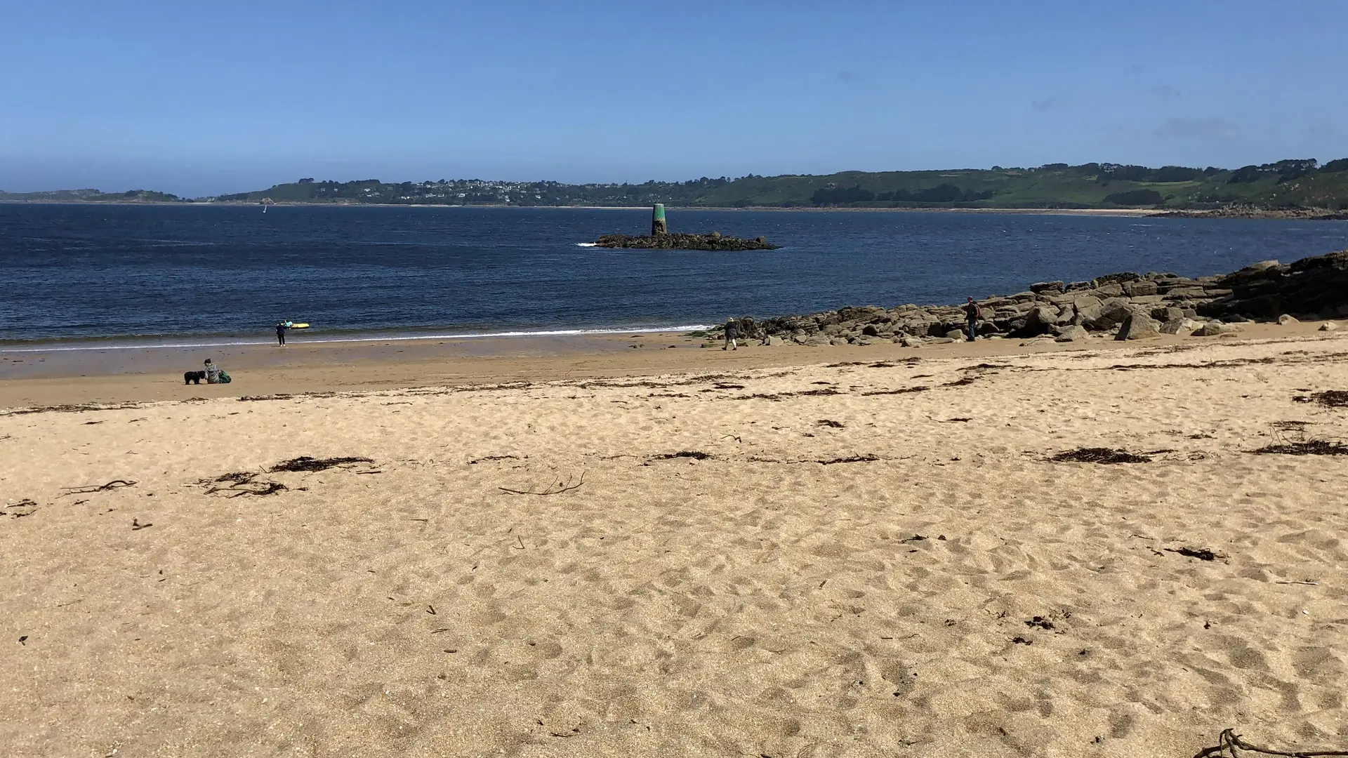 Plage Kirio vue sur Baie de Lannion et Trébeurden - Lokemo