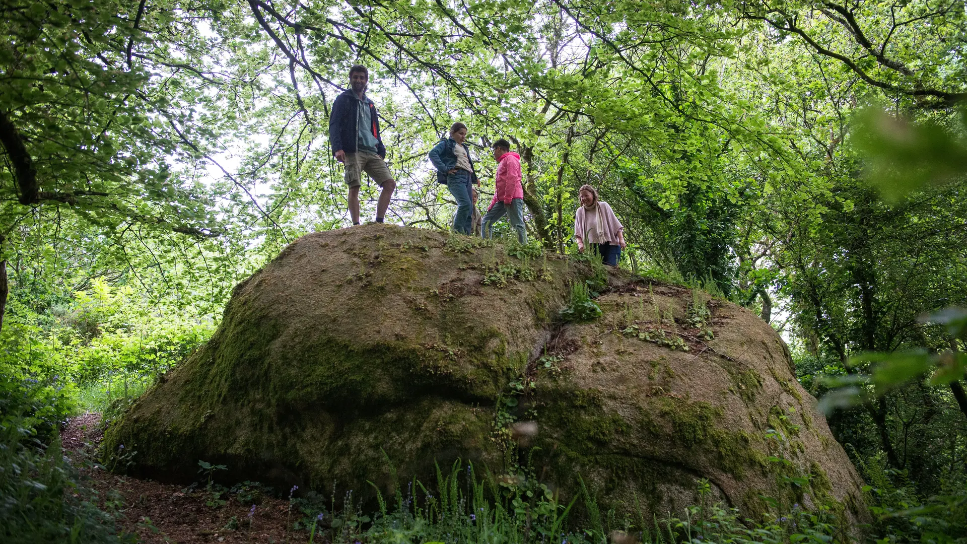 sur le rocher de la vierge