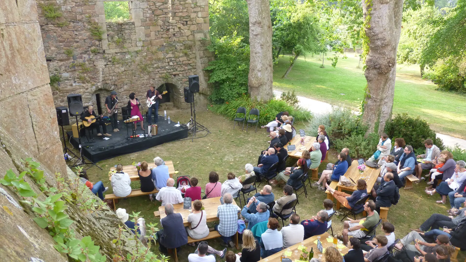 Spectacles dans les jardins de Beauport