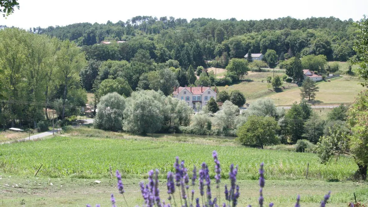 vue en revenant sur le bourg
