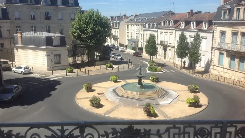 vue sur la place Franklin Roosevelt