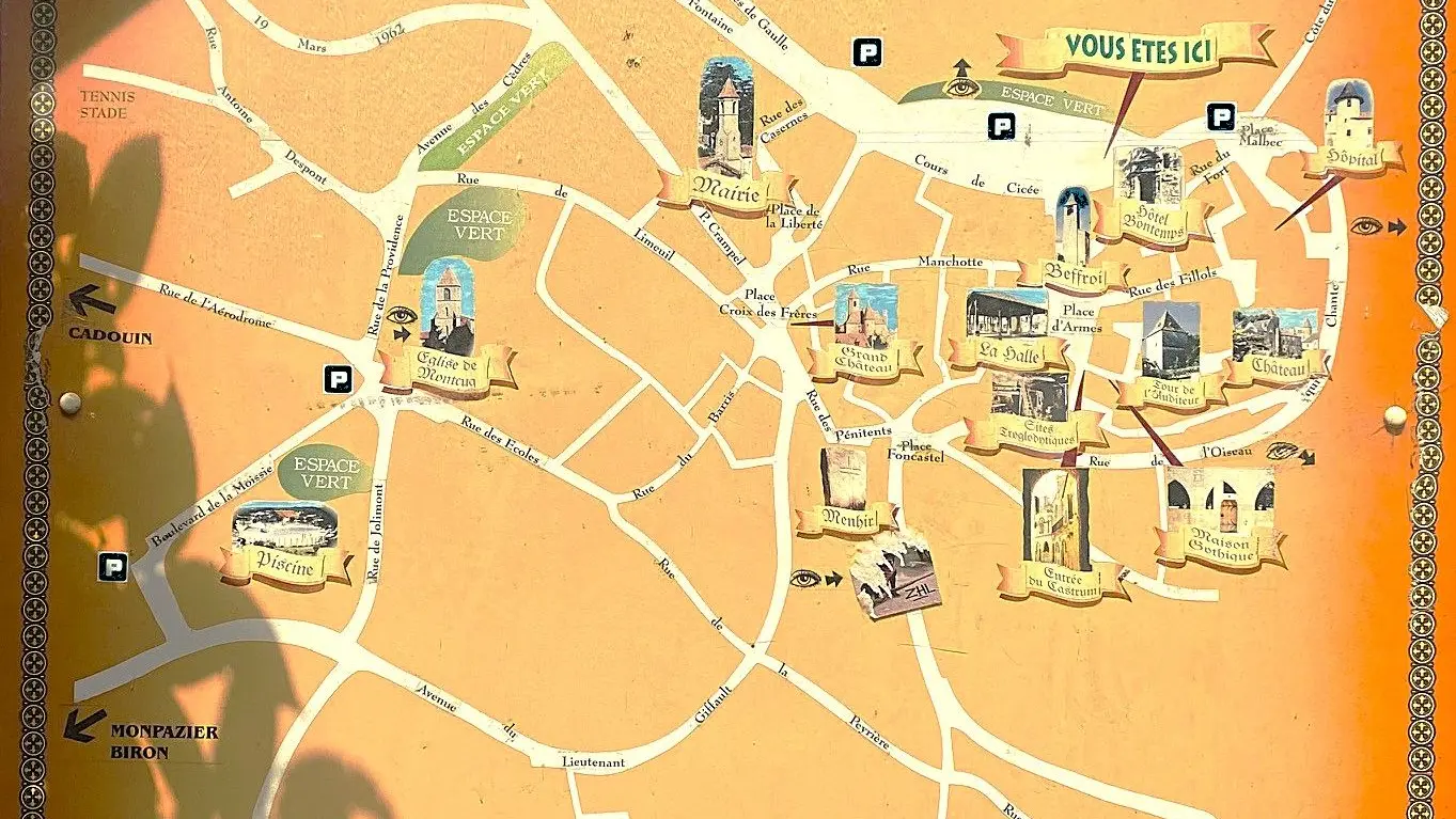 BELVES-Boucle de la Bessede-Panneau d'info