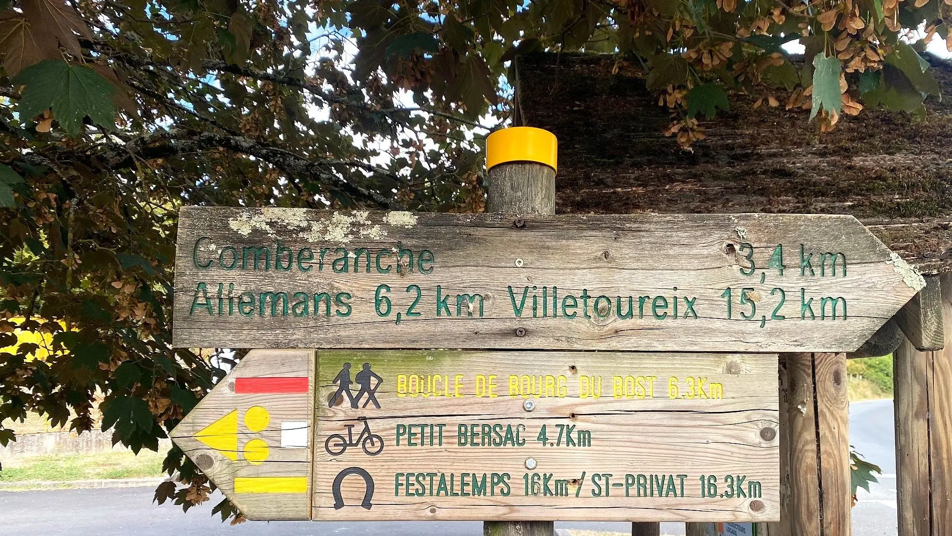 BOURG DU BOST-boucle de Bourg du Bost-Signalétique