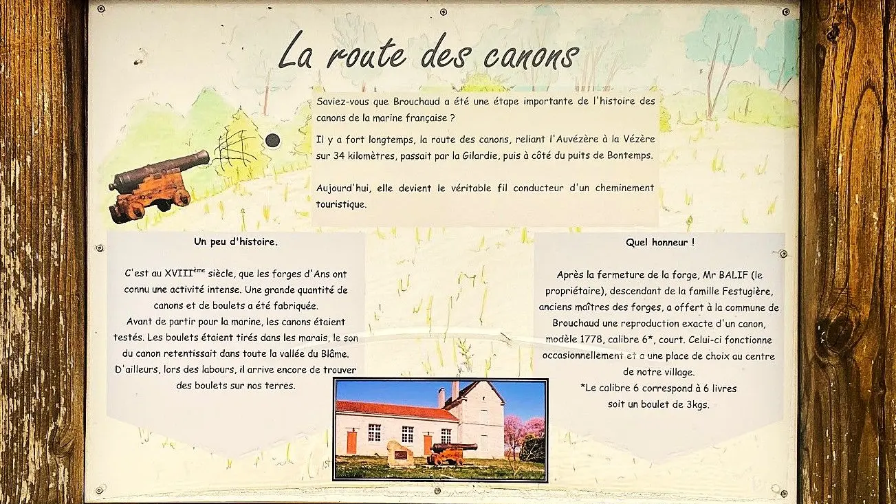 BROUCHAUD-Boucle des Genevriers-Panneau d'ino Canon