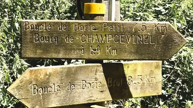 CHAMPCEVINEL-Boucle de Borie Petit-Signalétique