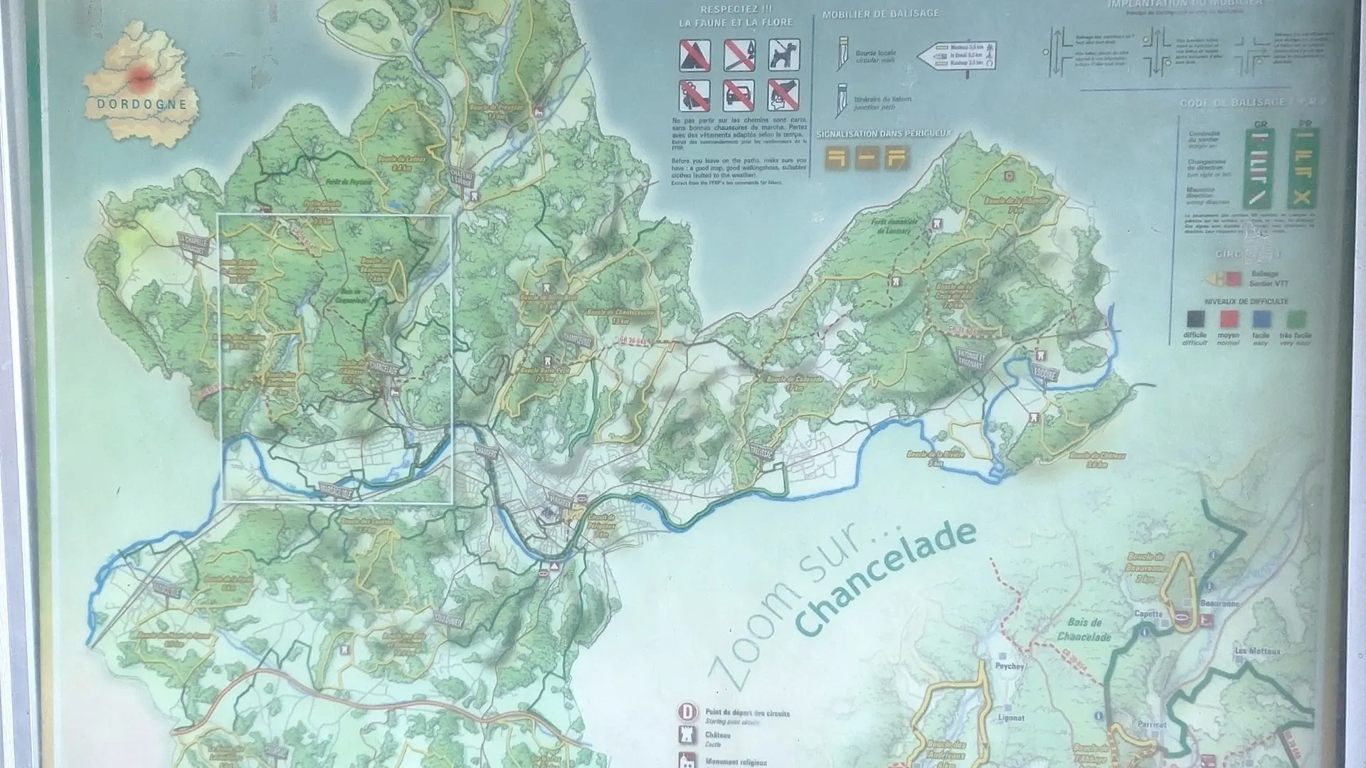 CHANCELADE-Boucle des Andrivaux-Panneau d'appel 2