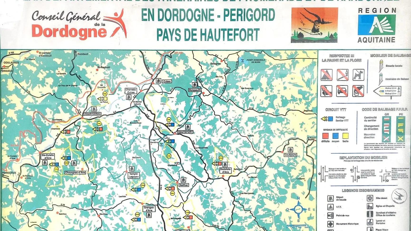 CHERVEIX-CUBAS-Boucle des coteaux de l'Auvézère-Panneau d'appel 2