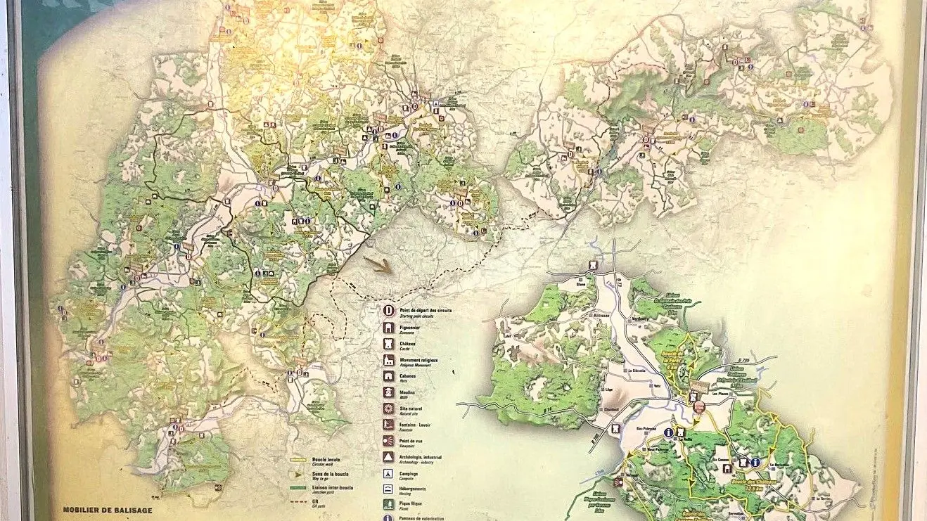 COULAURES-Boucle de la forêt-Panneau d'appel