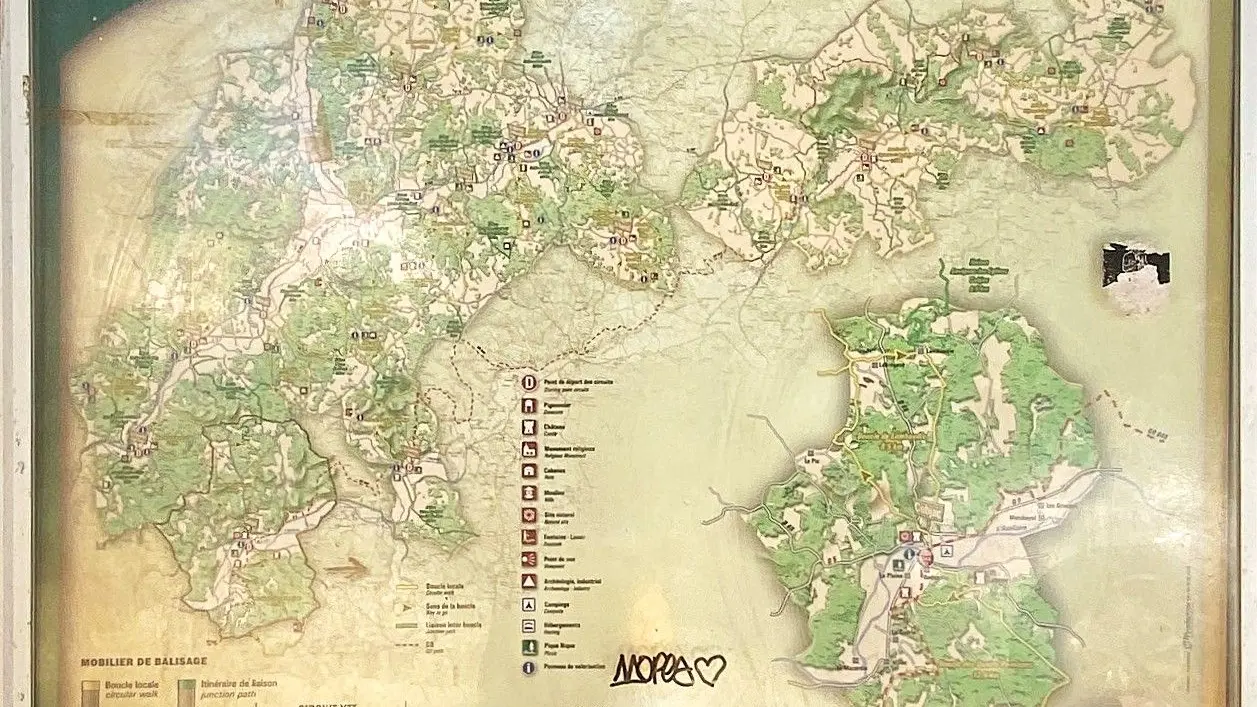 CUBJAC-Boucle de Lambaudie-Panneau d'appel