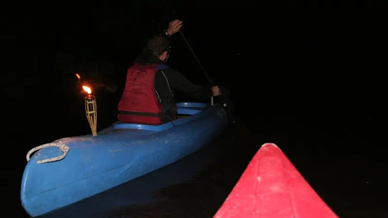 Canoë Kayak USNCK Neuvic  descente aux flambeaux