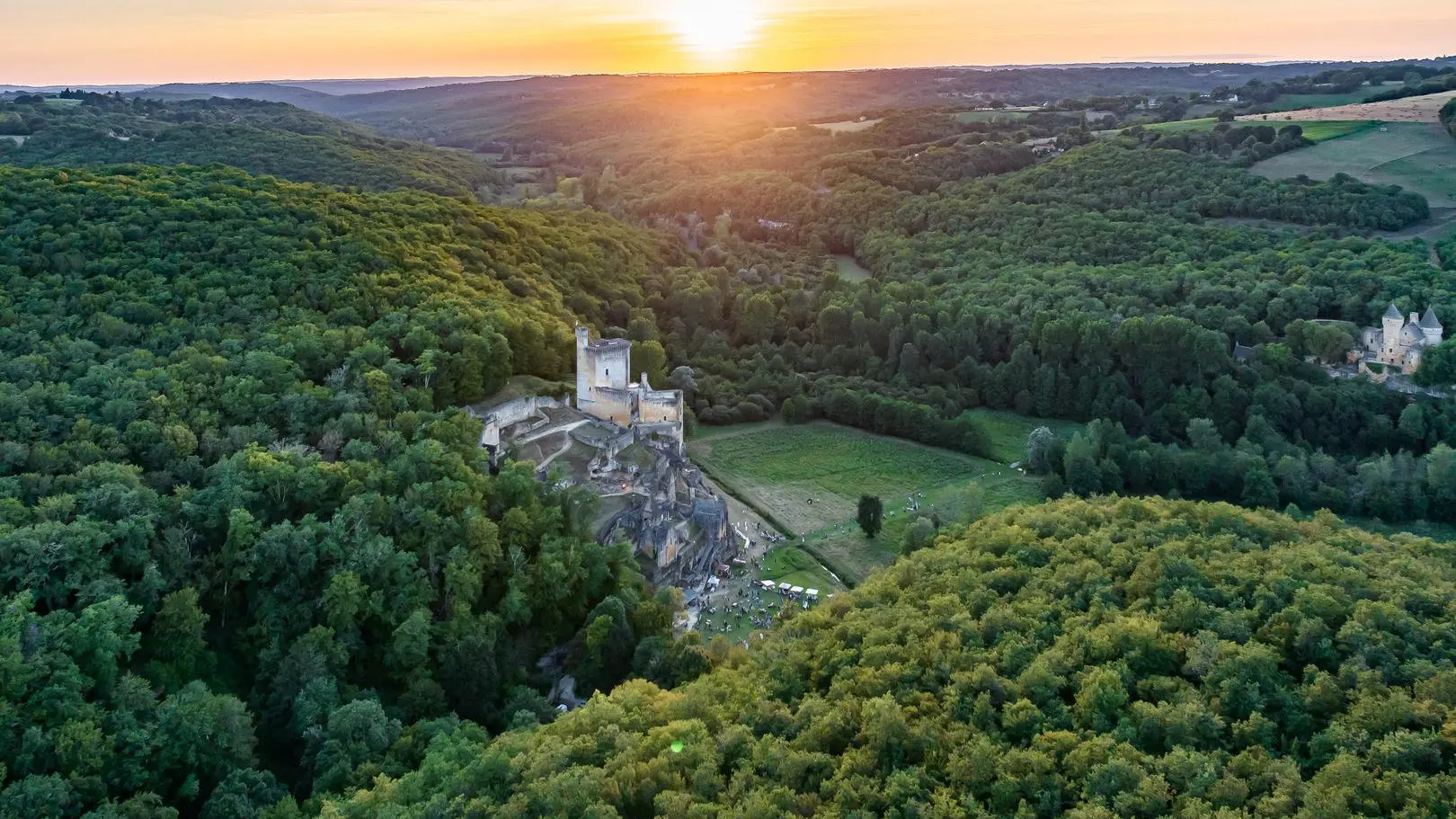 Château de Commarque - Soirée nocture