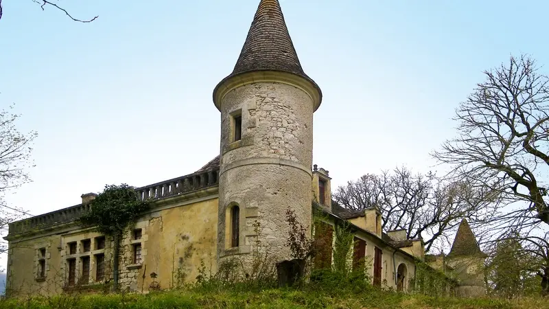 Château de la Barde depuis espace privé