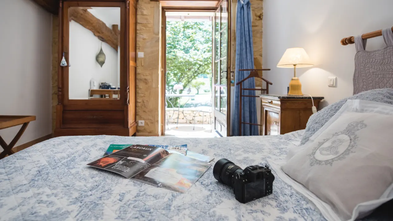 Chambre d'hôtes Bleuet 3 - @lesfilolies - proche Sarlat la Canéda - Dordogne