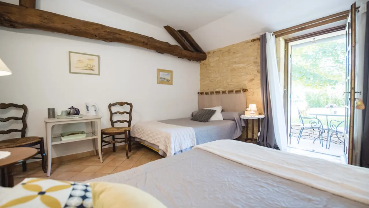 Chambre d'hôtes Mimosa 3 -  @lesfilolies - proche Sarlat la Caneda - Dordogne