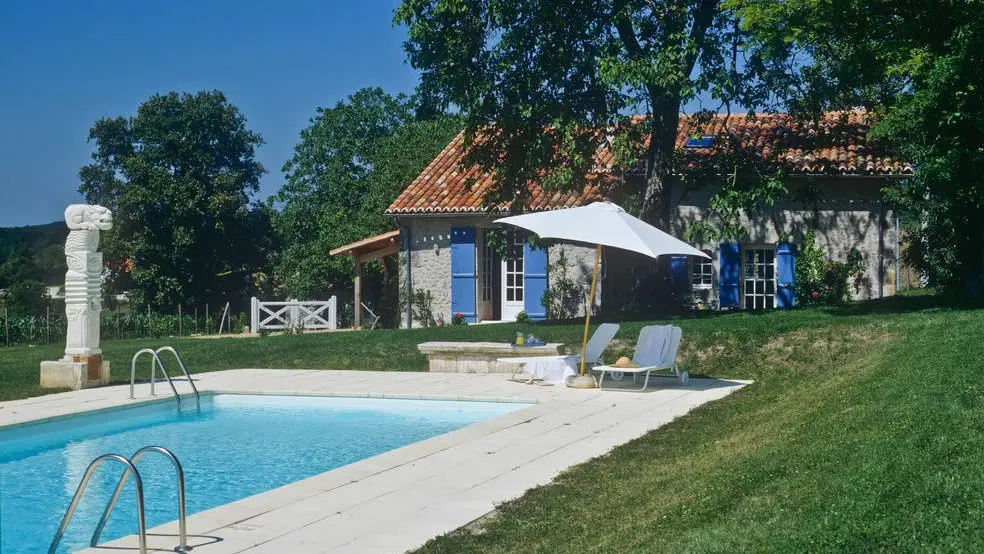 Chez Jouan Lusignac piscine