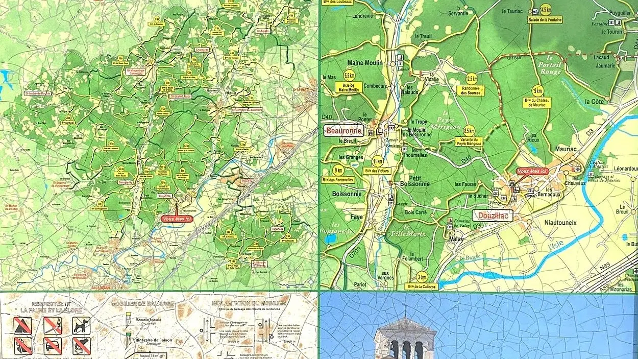 DOUZILLAC-Randonnée de ssources-Panenau d'appel