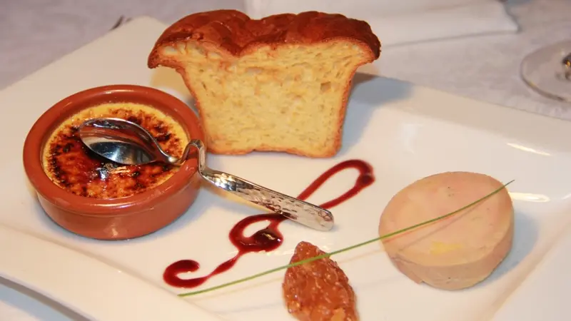 restaurant-le-pressoir-st meard de gurson-duo de foie gras du Périgord