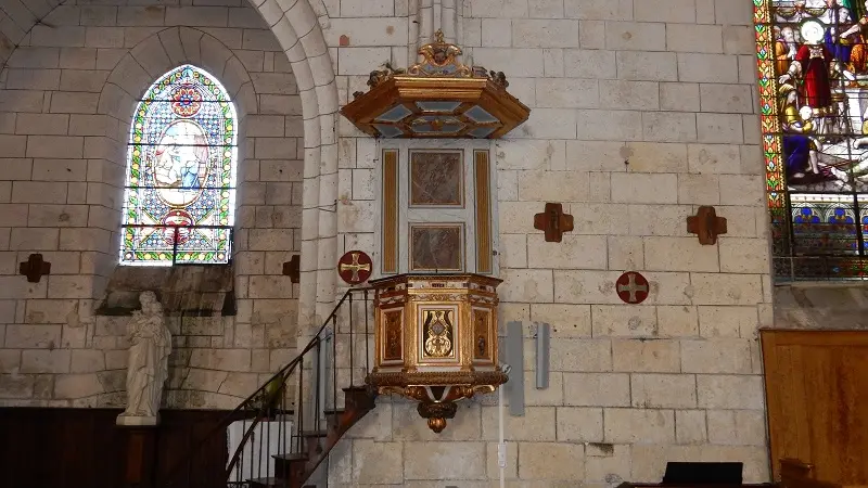 Eglise Saint-Laurent Mareuil intérieur