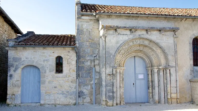 Eglise Saint-Sulpice-de-Mareuil portail