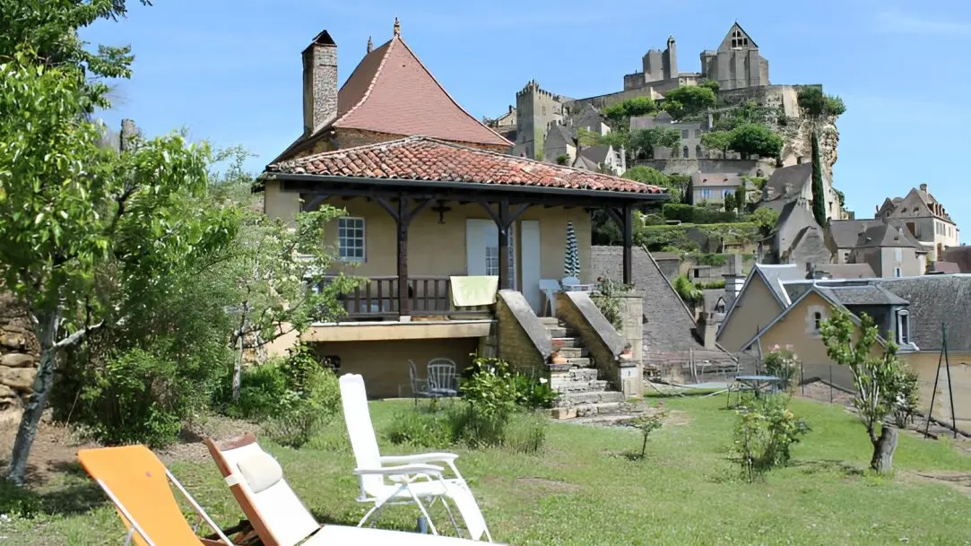 GITE VAUCEL-VUE CHATEAU LA ROQUE GAGEAC